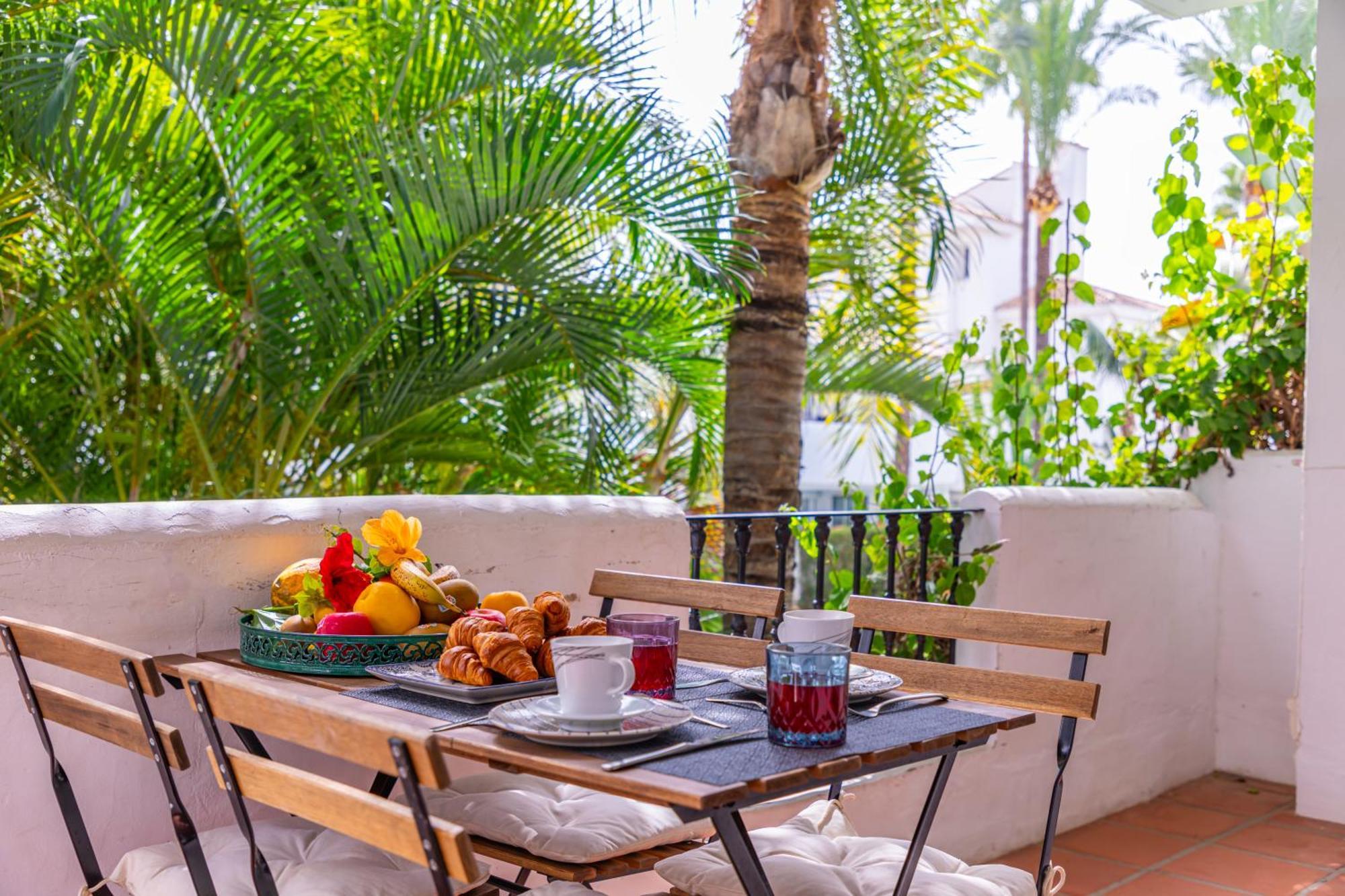 Ab Properties - Design Penthouse Marbella - Puerto Banus - Golden Mile - Pool And Tropical Garden View Exterior foto